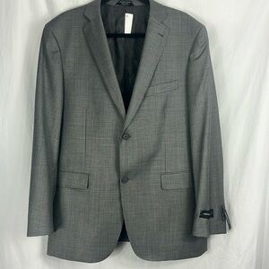 ANDREW FEZZA tailered 2-button single-breasted double vent flap pockets jacket.